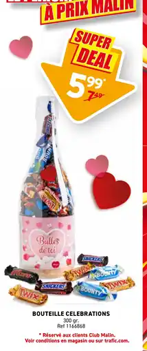 Trafic CELEBRATIONS Bouteille offre