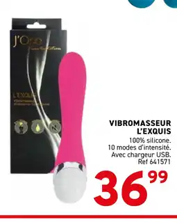 Trafic Vibromasseur l'exquis offre