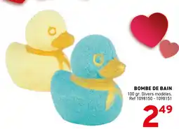 Trafic Bombe de bain offre