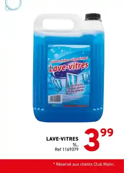 Trafic Lave-vitres offre