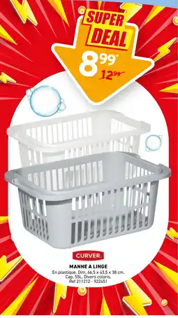 Trafic CURVER Manne a linge offre