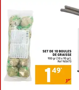 Trafic Set de 10 boules de graisse offre