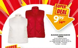 Trafic Blouson sans manche femme offre