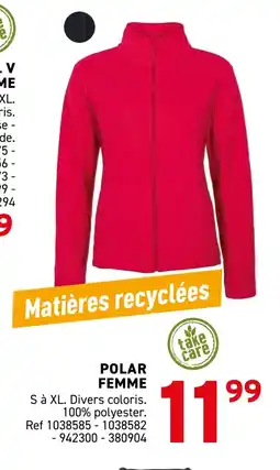 Trafic Polar femme offre