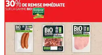 Auchan La Gamme Bio Bonjour Campagne offre