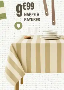 La Foir'Fouille Nappe à rayures offre