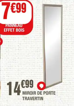 La Foir'Fouille Miroir de porte travertin offre