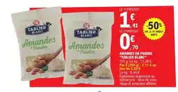 E.Leclerc TABLIER BLANC Amandes en poudre offre