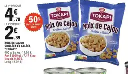 E.Leclerc TOKAPI Noix de cajou grillées et salées offre
