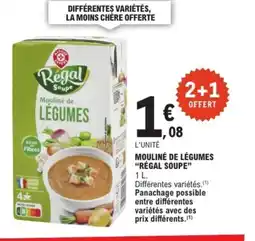 E.Leclerc RÉGAL SOUPE Mouliné de légumes offre