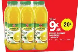 E.Leclerc JAFADEN Pur jus d'orange sans pulpe offre