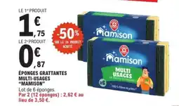E.Leclerc MAMISON Éponges grattantes multi-usages offre