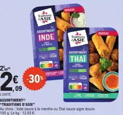 E.Leclerc TRADITIONS D'ASIE Assortiment offre
