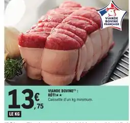 E.Leclerc Viande bovine roti offre
