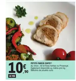 E.Leclerc Petits farcis cuits offre