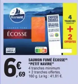 E.Leclerc PETIT NAVIRE Saumon fumé écosse offre