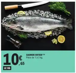 E.Leclerc Saumon entier offre