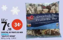 E.Leclerc GOLFE ET OCÉAN Cocktail de fruits de mer surgelés offre
