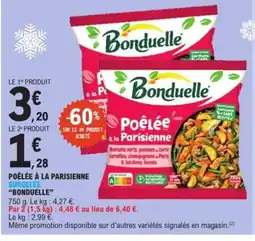 E.Leclerc BONDUELLE Poêlée à la parisienne surgelee offre