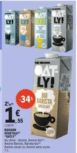E.Leclerc OATLY Boisson végétale offre