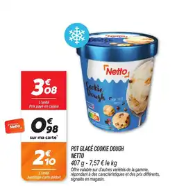 Netto Pot glacé cookie dough netto offre