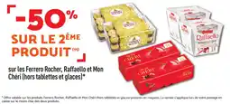Netto Sur les ferrero rocher raffaello et mon chéri hors tablettes et glaces offre