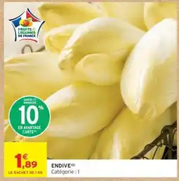 Intermarché ENDIVE offre