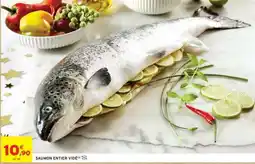 Intermarché SAUMON ENTIER VIDÉ offre