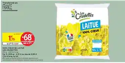 Intermarché 100% Cœur de Laitue Les Crudettes offre