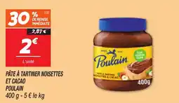 Netto Pâte à tartiner noisettes et cacao poulain offre