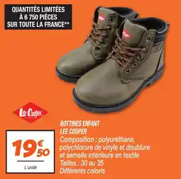 Netto Bottines enfant lee cooper offre