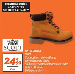 Netto Bottines homme scott offre