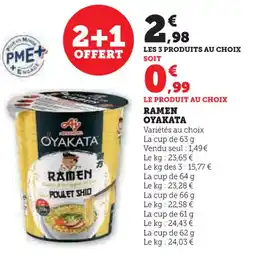 U Express Ramen oyakata offre