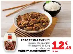 U Express Porc au caramel offre