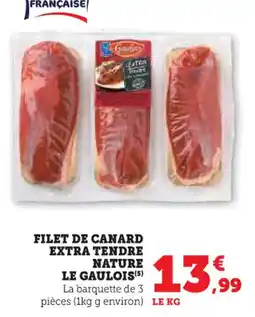 U Express Filet de canard extra tendre nature le gaulois offre
