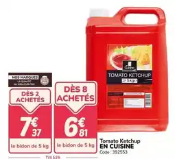 Promocash Tomato ketchup offre