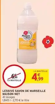 Intermarché Contact Maison net - lessive savon de marseille offre