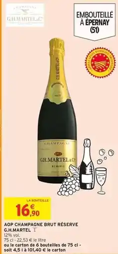 Intermarché Contact Brut - aop champagne réserve offre