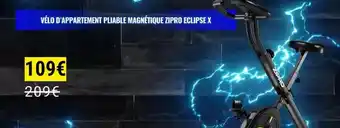 Vélo d'appartement pliable magnetique zipro ecalipse x