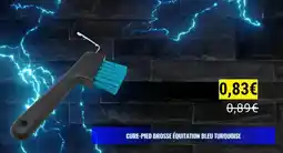 Decathlon Cuire-pied brossé équitation bleu turquoise offre