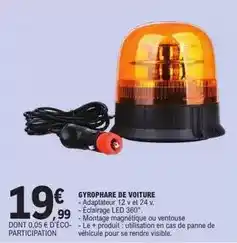 E.Leclerc Gyrophare de voiture offre