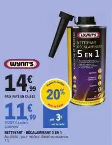E.Leclerc E.leclerc - nettoyant decalamiant 5 en 1 offre