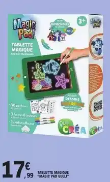 E.Leclerc Crea - tablette magique magic pao goli offre