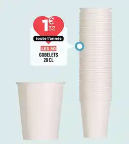 Centrakor Gobelets offre