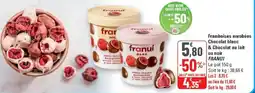 G20 Framboises enrobées chocolat blanc & chocolat au lait franui offre