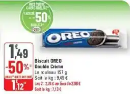 G20 Biscuit oreo double crème offre