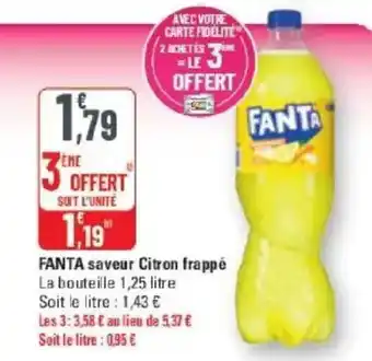 Fanta saveur citron frappé