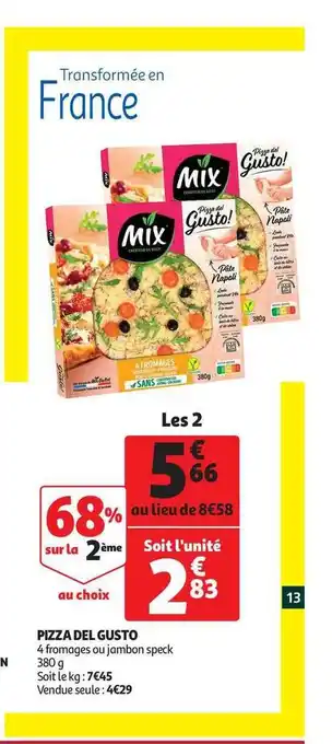 Auchan Pizza Del Gusto offre