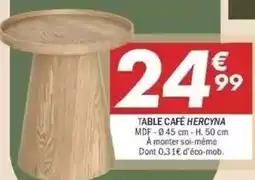 La Foir'Fouille Table cafe offre