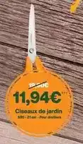 Carrefour Drive Ciseaux de jardin offre